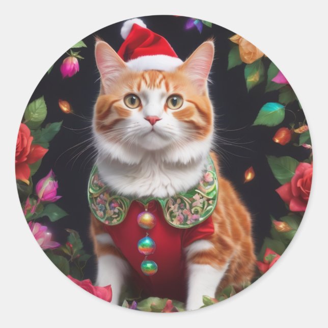 Sticker Rond Meowy (Devant)