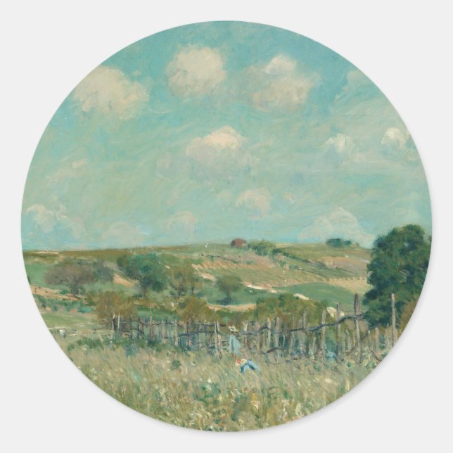 Sticker Rond Mer | Alfred Sisley | Galerie nationale d'art (Devant)