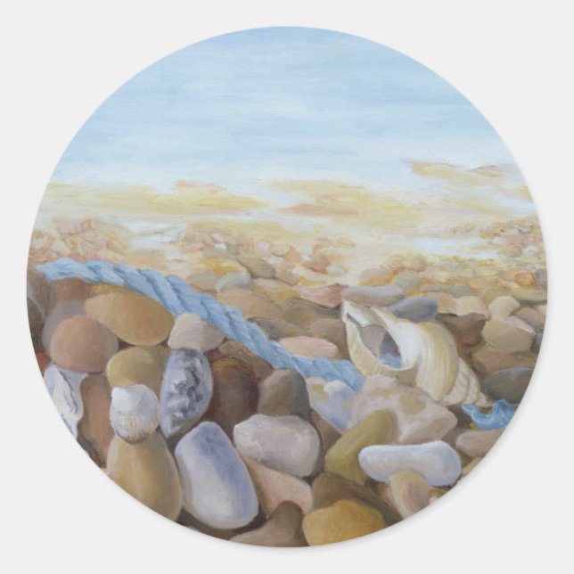 Sticker Rond Mer Shore (Devant)