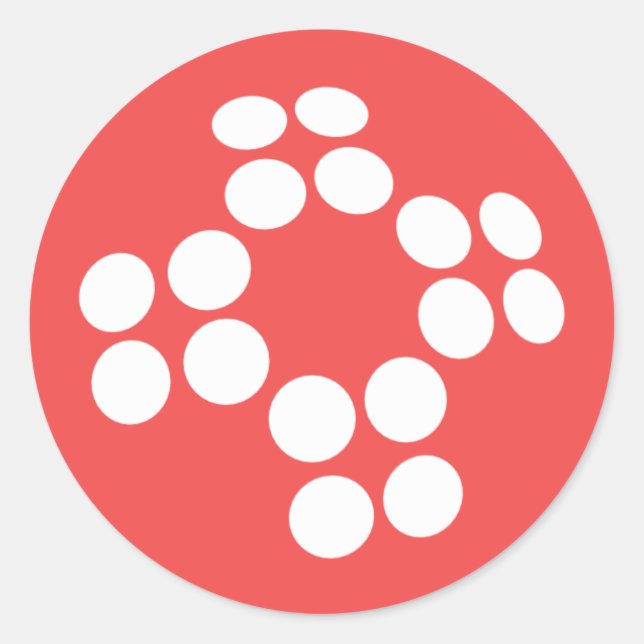 Sticker Rond Merch du logo ProTrainings (Devant)