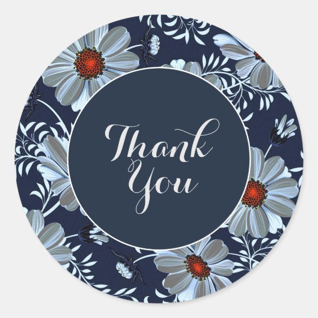 Sticker Rond Merci (Devant)