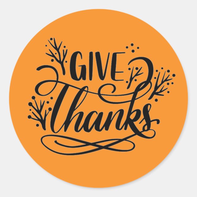 Sticker Rond Merci (Devant)