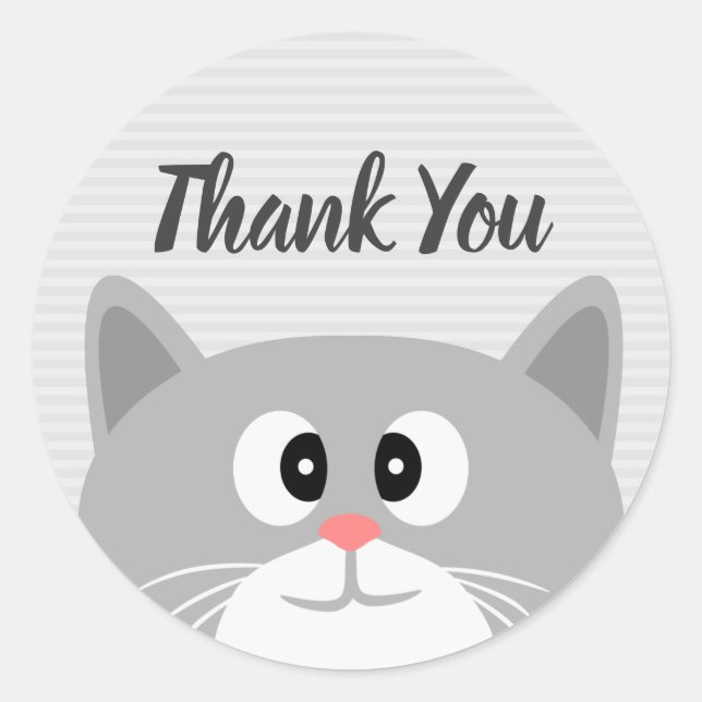 Sticker Rond Merci (Devant)