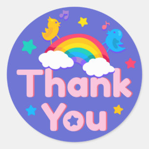 Sticker Rond Merci