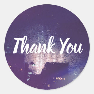 Sticker Rond Merci