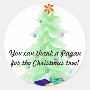 Sticker Rond Merci à Pagan