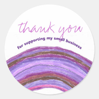 Sticker Rond Merci au client