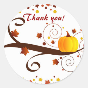 Sticker Rond Merci! -Autocollant