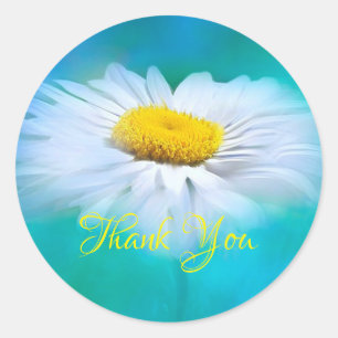 Sticker Rond Merci Daisy