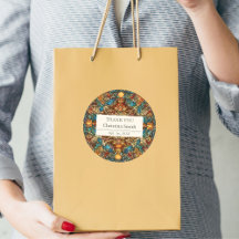 Merci de retrait en verre de verre en mosaïque géo