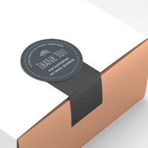 Sticker Rond Merci de soutenir ma petite entreprise