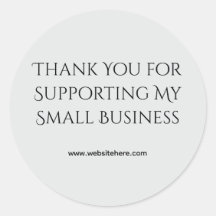 Merci de soutenir ma petite entreprise