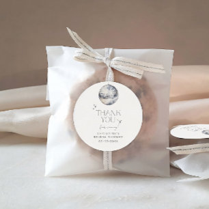 Sticker Rond Merci Disco Party