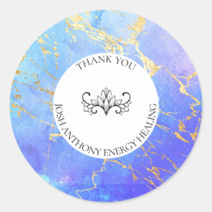 Sticker Rond *~* MERCI Lotus Nebula Galaxy Universe AP3