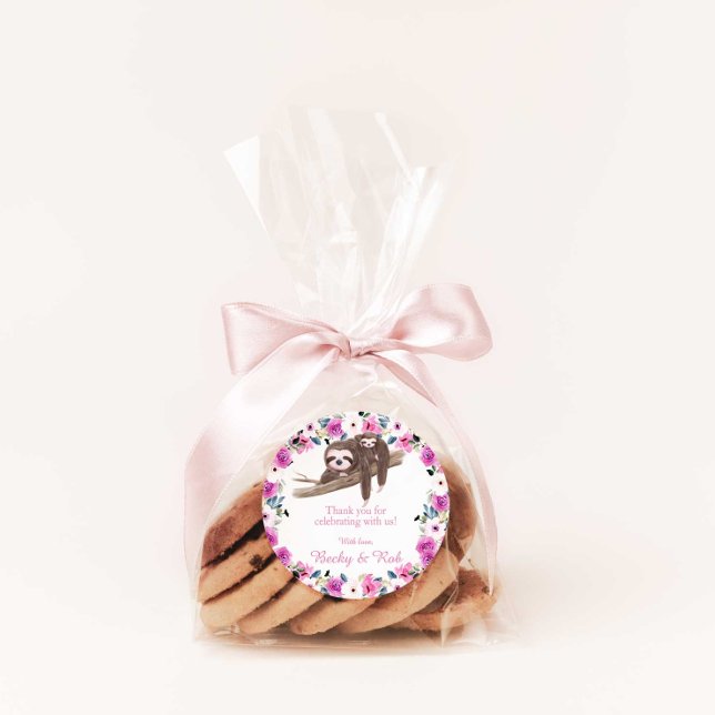 Sticker rond Merci maman et bébé (Créateur téléchargé)