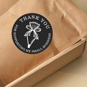 Sticker Rond Merci Pour Votre Entreprise Boulangerie Pâtisserie