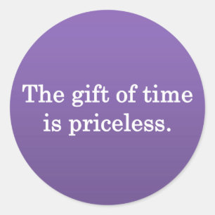 Sticker Rond Merci pour votre temps