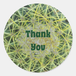 Sticker Rond Merci Sud-Ouest Cactus Appréciation Plante