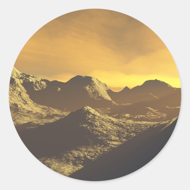 Sticker Rond Mercure (Devant)