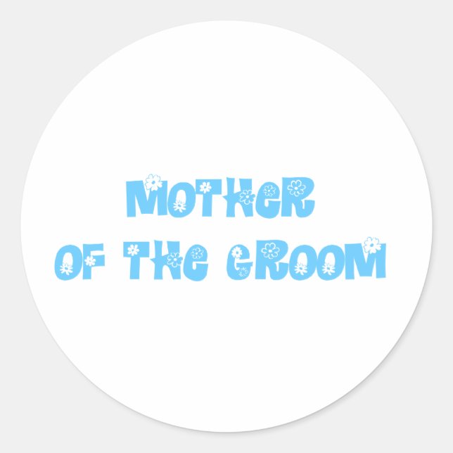 Sticker Rond Mère de la chambre (Devant)