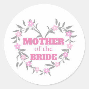 Sticker Rond Mère de la mariée