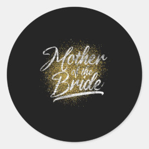 Sticker Rond Mère De La Mariée Shower De Mariage Partie Mariée