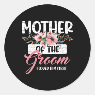 Sticker Rond Mère De La Salle Je L'Aimais Première Fête Des Mèr