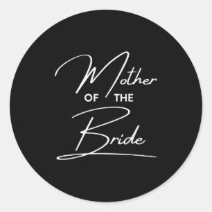 Sticker Rond Mère De L'Épouse Mère De L'Épouse Wedding shower B
