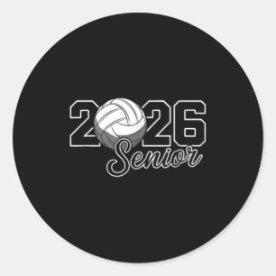 Sticker Rond Mère de volleyeuse senior 2026 remise des diplômes