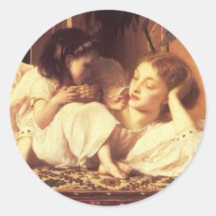 Sticker Rond Mère et enfant