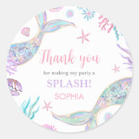 Mermaid Tail Quatrième fête d'anniversaire