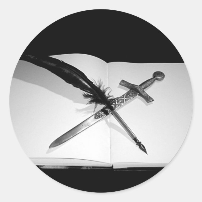 Sticker Rond Mes armes (Devant)