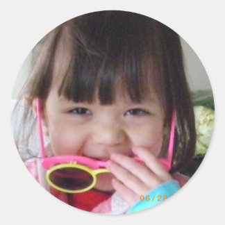 Sticker Rond mes enfants