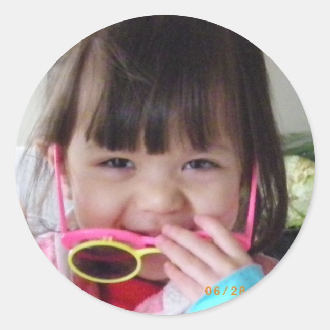 Sticker Rond mes enfants (Devant)