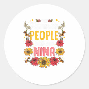 Sticker Rond Mes Favoris M'Appelent Nina Shirt M