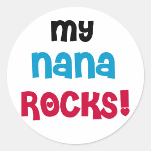 Sticker Rond Mes roches de Nana