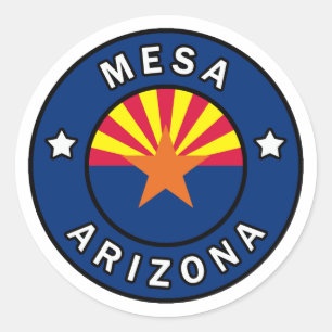 Sticker Rond Mesa Arizona