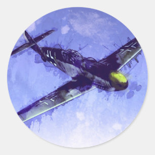 Sticker Rond Messerschmitt Bf 109