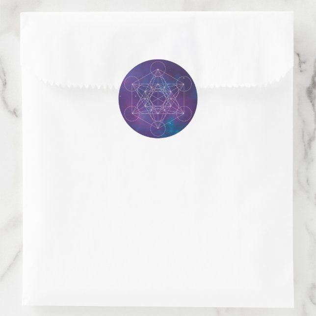 Sticker Rond metatron (Sac)