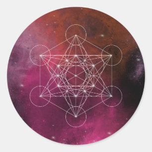 Sticker Rond Metatron arcangel zen
