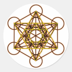 Sticker Rond MetatronOrStar