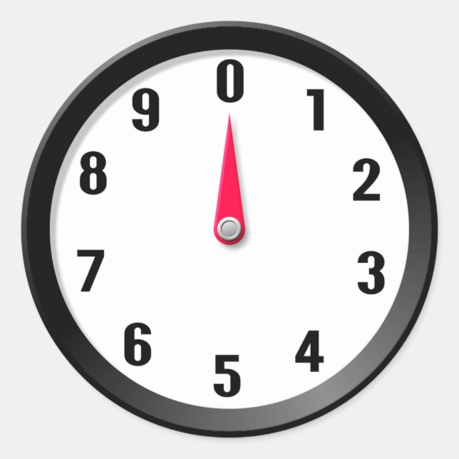 Sticker Rond Mètre 0 (Devant)