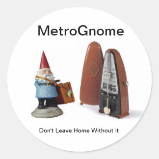 Sticker Rond MetroGnome