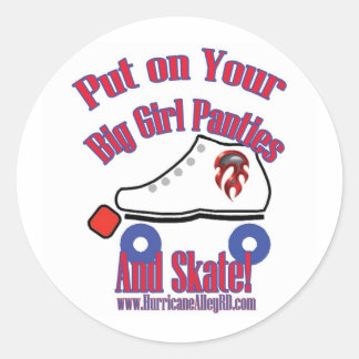 Sticker Rond Mettez sur vos culottes et patins de filles STicke