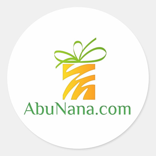 Sticker Rond Mettez votre logo ici (Devant)