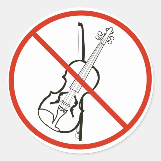 Sticker Rond mettre fin à la violence armée (Devant)