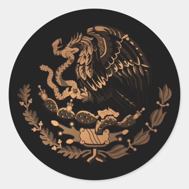 Sticker Rond Mexique (Devant)