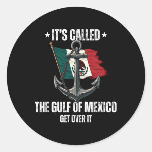 Sticker Rond Mexique Golfe du Mexique Forever Turtle Beach Golf