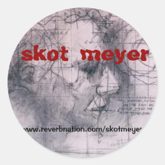 Sticker Rond meyer