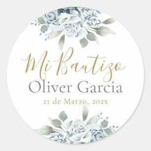 Sticker Rond Mi Bautizo